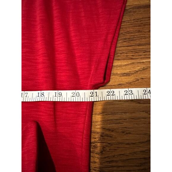 Time and Tru Red Faux Wrap Cotton Blend Dress - Size XL - NWT Affordable Fashion - Picture 5 of 6